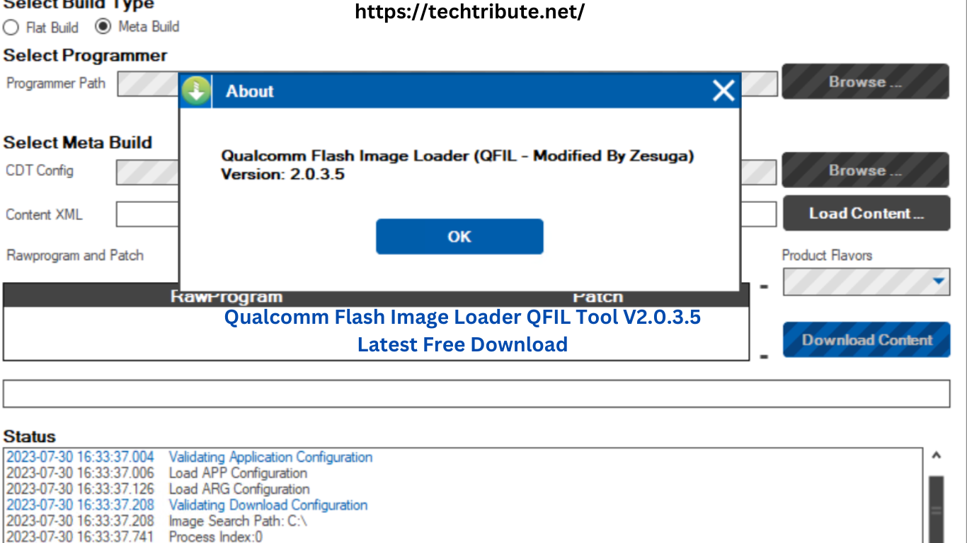Qualcomm Flash Image Loader QFIL Tool V2.0.3.5 Latest Free Download