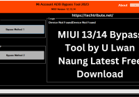 MIUI 13/14 Bypass Tool by U Lwan Naung Latest Free Download