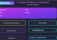 SN Changer Tool (iPhone 7 to X Supported) Free Download