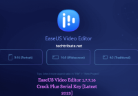 EaseUS Video Editor 1.7.7.16 Crack Plus Serial Key [Latest 2023]