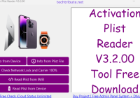 Activation Plist Reader V3.2.00 Tool Free Download