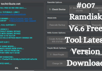 #007 Ramdisk V6.6 Free Tool Latest Version Download