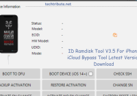 ID Ramdisk Tool V3.5 For iPhone iCloud Bypass Tool Latest Version Download