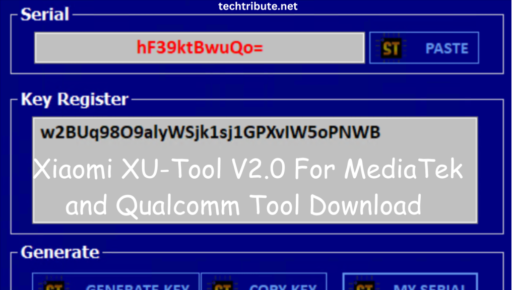Xiaomi XU-Tool V2.0 For MediaTek and Qualcomm Tool Download 