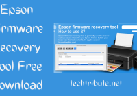 Epson Firmware Recovery Tool Free Download